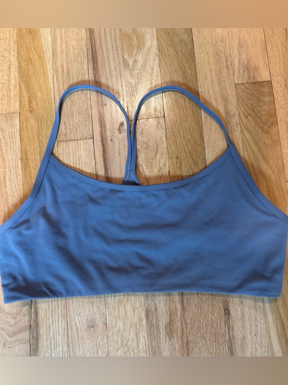 Vuori Blue Racerback Bralette